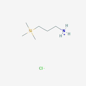 molecular formula C6H18ClNSi B7984324 3-Trimethylsilylpropylazanium;chloride 