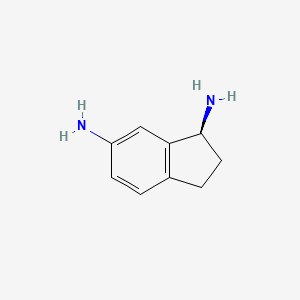 molecular formula C9H12N2 B7984369 (S)-1,6-Diaminoindane 