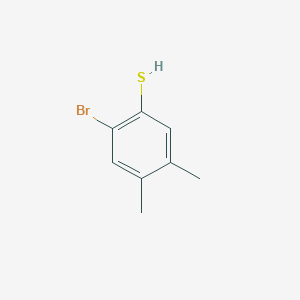 molecular formula C8H9BrS B7984376 2-Bromo-4,5-dimethylthiophenol 