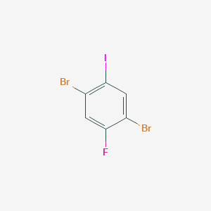 molecular formula C6H2Br2FI B7984382 2,5-Dibromo-4-fluoroiodobenzene CAS No. 1263376-83-5