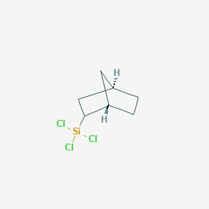 molecular formula C7H11Cl3Si B7984443 [(1S,4R)-2-bicyclo[2.2.1]heptanyl]-trichlorosilane 