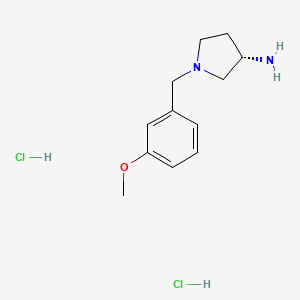 (S)-1-(3-Methoxybenzyl)pyrrolidin-3-amine dihydrochloride