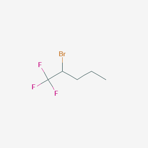 molecular formula C5H8BrF3 B7984528 2-Bromo-1,1,1-trifluoro-pentane 