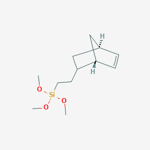 molecular formula C12H22O3Si B7984560 Norbornenylethyltrimethoxysilane 