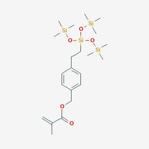 [4-[2-Tris(trimethylsilyloxy)silylethyl]phenyl]methyl 2-methylprop-2-enoate