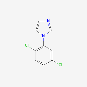 molecular formula C9H6Cl2N2 B7984582 1-(2,5-Dichlorophenyl)-1H-imidazole 