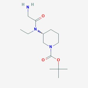 (R)-3-[(2-Amino-acetyl)-ethyl-amino]-piperidine-1-carboxylic acid tert-butyl ester