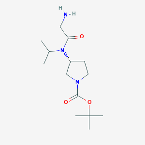 (R)-3-[(2-Amino-acetyl)-isopropyl-amino]-pyrrolidine-1-carboxylic acid tert-butyl ester