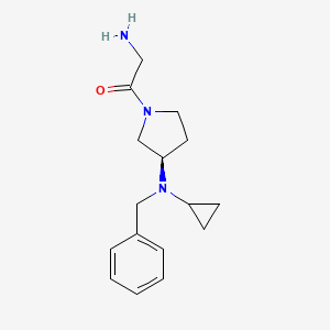 2-Amino-1-[(R)-3-(benzyl-cyclopropyl-amino)-pyrrolidin-1-yl]-ethanone