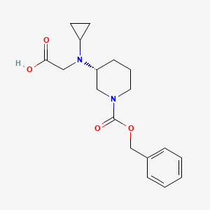 (R)-3-(Carboxymethyl-cyclopropyl-amino)-piperidine-1-carboxylic acid benzyl ester