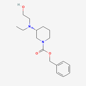 (R)-3-[Ethyl-(2-hydroxy-ethyl)-amino]-piperidine-1-carboxylic acid benzyl ester