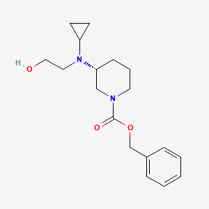 (R)-3-[Cyclopropyl-(2-hydroxy-ethyl)-amino]-piperidine-1-carboxylic acid benzyl ester