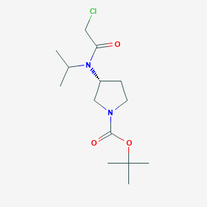 (R)-3-[(2-Chloro-acetyl)-isopropyl-amino]-pyrrolidine-1-carboxylic acid tert-butyl ester