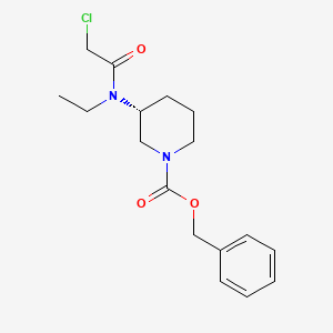 (R)-3-[(2-Chloro-acetyl)-ethyl-amino]-piperidine-1-carboxylic acid benzyl ester