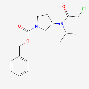 (R)-3-[(2-Chloro-acetyl)-isopropyl-amino]-pyrrolidine-1-carboxylic acid benzyl ester
