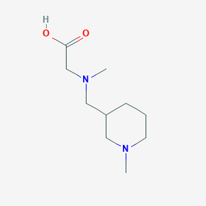 molecular formula C10H20N2O2 B7984909 [Methyl-(1-methyl-piperidin-3-ylmethyl)-amino]-acetic acid 