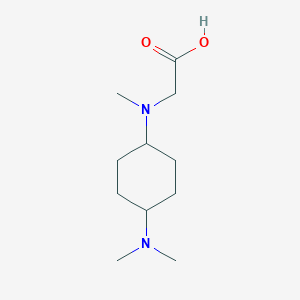 molecular formula C11H22N2O2 B7984910 [(4-Dimethylamino-cyclohexyl)-methyl-amino]-acetic acid 
