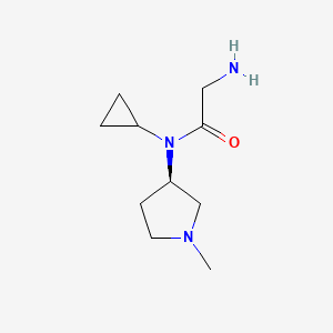 (R)-2-Amino-N-cyclopropyl-N-(1-methylpyrrolidin-3-yl)acetamide