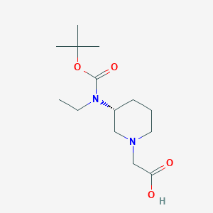 [(R)-3-(tert-Butoxycarbonyl-ethyl-amino)-piperidin-1-yl]-acetic acid