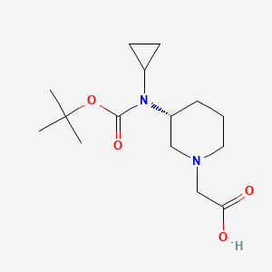 [(R)-3-(tert-Butoxycarbonyl-cyclopropyl-amino)-piperidin-1-yl]-acetic acid