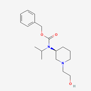 [(S)-1-(2-Hydroxy-ethyl)-piperidin-3-yl]-isopropyl-carbamic acid benzyl ester