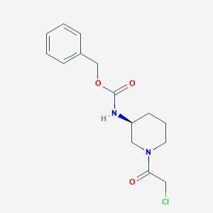 [(S)-1-(2-Chloro-acetyl)-piperidin-3-yl]-carbamic acid benzyl ester