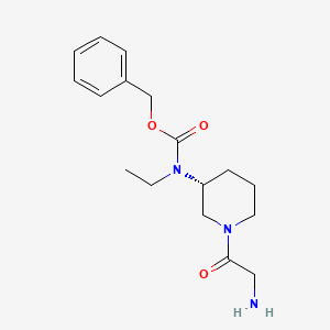 [(R)-1-(2-Amino-acetyl)-piperidin-3-yl]-ethyl-carbamic acid benzyl ester