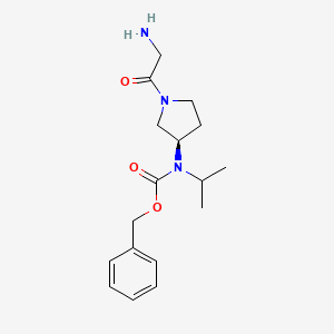 [(R)-1-(2-Amino-acetyl)-pyrrolidin-3-yl]-isopropyl-carbamic acid benzyl ester