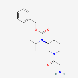 [(S)-1-(2-Amino-acetyl)-piperidin-3-yl]-isopropyl-carbamic acid benzyl ester