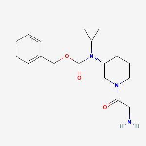 [(R)-1-(2-Amino-acetyl)-piperidin-3-yl]-cyclopropyl-carbamic acid benzyl ester