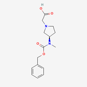 [(R)-3-(Benzyloxycarbonyl-methyl-amino)-pyrrolidin-1-yl]-acetic acid