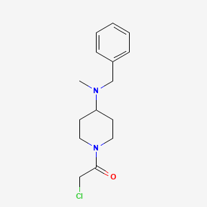 molecular formula C15H21ClN2O B7985202 1-[4-(Benzyl-methyl-amino)-piperidin-1-yl]-2-chloro-ethanone 