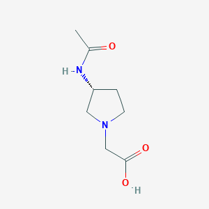 ((R)-3-Acetylamino-pyrrolidin-1-yl)-acetic acid