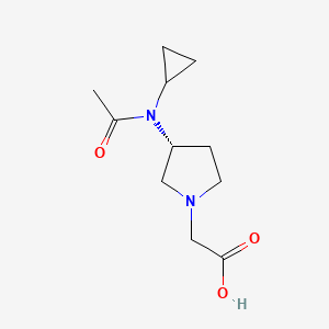 [(R)-3-(Acetyl-cyclopropyl-amino)-pyrrolidin-1-yl]-acetic acid