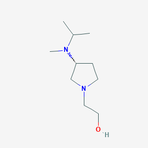 molecular formula C10H22N2O B7985347 2-[(R)-3-(Isopropyl-methyl-amino)-pyrrolidin-1-yl]-ethanol 