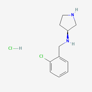 (2-Chloro-benzyl)-(S)-pyrrolidin-3-yl-amine hydrochloride