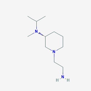 molecular formula C11H25N3 B7985376 [(R)-1-(2-Amino-ethyl)-piperidin-3-yl]-isopropyl-methyl-amine 