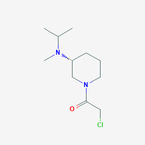 molecular formula C11H21ClN2O B7985390 2-Chloro-1-[(R)-3-(isopropyl-methyl-amino)-piperidin-1-yl]-ethanone 