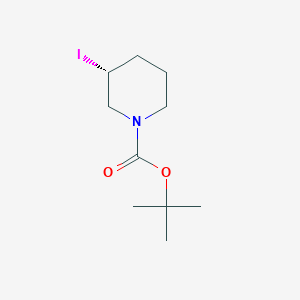 molecular formula C10H18INO2 B7985463 (R)-3-Iodo-piperidine-1-carboxylic acid tert-butyl ester 