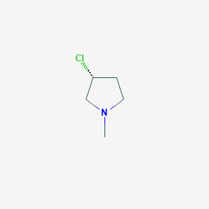molecular formula C5H10ClN B7985464 (R)-3-Chloro-1-methyl-pyrrolidine 