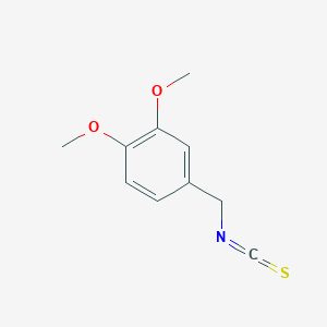molecular formula C10H11NO2S B079855 3,4-Dimethoxybenzyl isothiocyanate CAS No. 14596-50-0