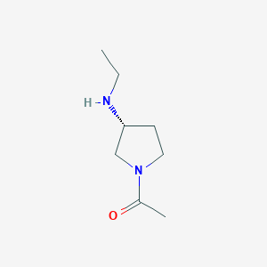 1-((R)-3-Ethylamino-pyrrolidin-1-yl)-ethanone