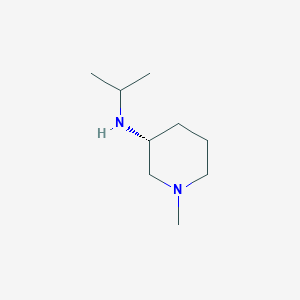 molecular formula C9H20N2 B7985536 Isopropyl-((R)-1-methyl-piperidin-3-yl)-amine 