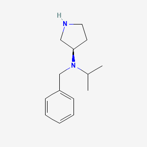 molecular formula C14H22N2 B7985550 Benzyl-isopropyl-(R)-pyrrolidin-3-yl-amine 