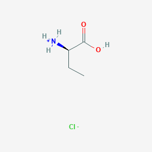 molecular formula C4H10ClNO2 B7985656 (R)-2-Amino-butyric acidhydrochloride 