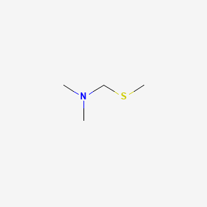 molecular formula C4H11NS B7985693 Methanamine, N,N-dimethyl-1-(methylthio)- CAS No. 20280-45-9