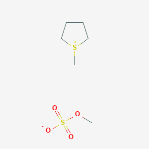 molecular formula C6H14O4S2 B7985700 Tetrahydro-1-methylthiophenium methyl sulfate CAS No. 93226-43-8