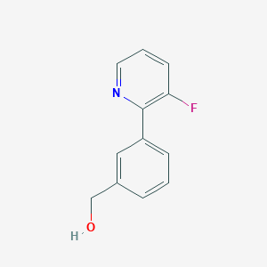 molecular formula C12H10FNO B7985706 (3-(3-Fluoropyridin-2-yl)phenyl)methanol 