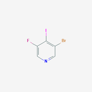 molecular formula C5H2BrFIN B7985716 3-Bromo-5-fluoro-4-iodopyridine 