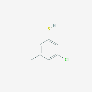molecular formula C7H7ClS B7985723 3-Chloro-5-methylbenzenethiol 